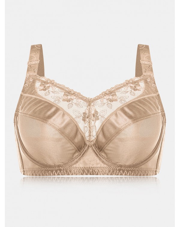 Lace Plus Size Transparent Ultra-thin Gather Push ...