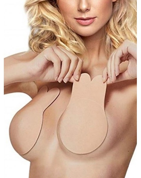 Women Lift Nipplecovers Adhesive Strapless Backless Sticky Bra - 4 Black