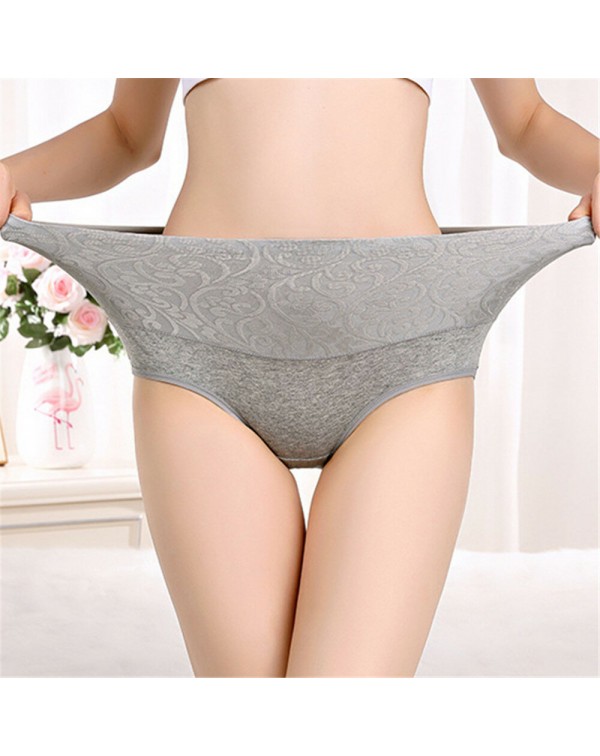 Plus Size Hip Up Waist Slim High Waist Jacquard So...