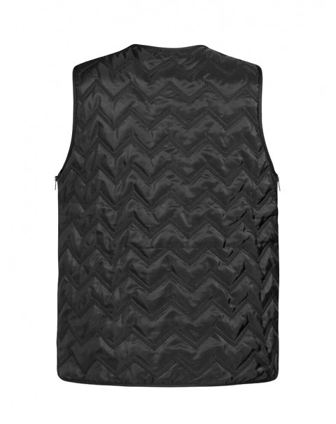 USB Electric Heated Thermal Buckle Straps Adjustable Shapewear Waistcoat For Adult - 10 Black
