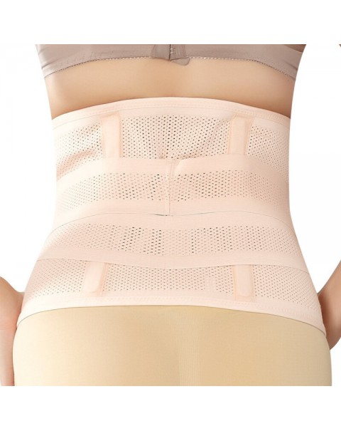 Woman Postpartum Recovery Breathable Elastic Shapewear - M Nude