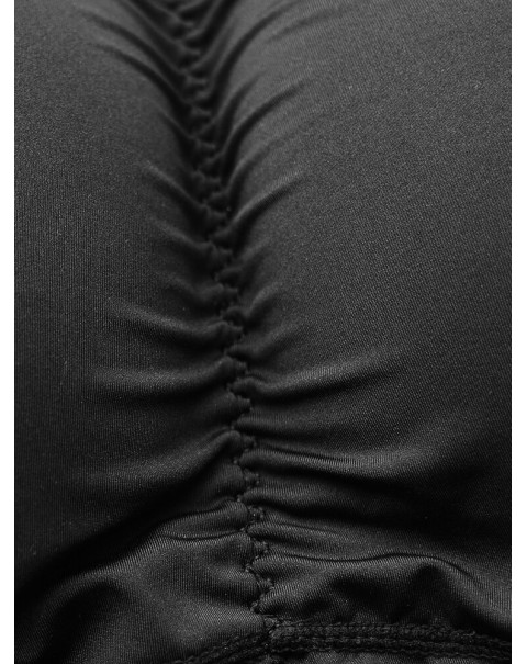 Plus Size Lace Seamless Lift Hips Shaping Panties  - 2 Black